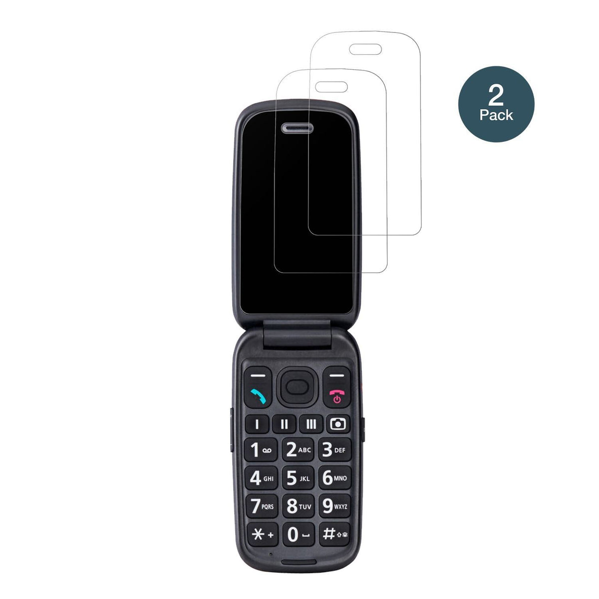 2x 9H Schutzfolie matt für Panasonic KX-TU550EXC P (2)