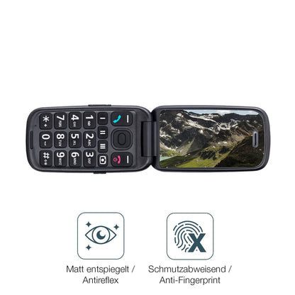 2x 9H Schutzfolie matt für Panasonic KX-TU550EXC P (5)