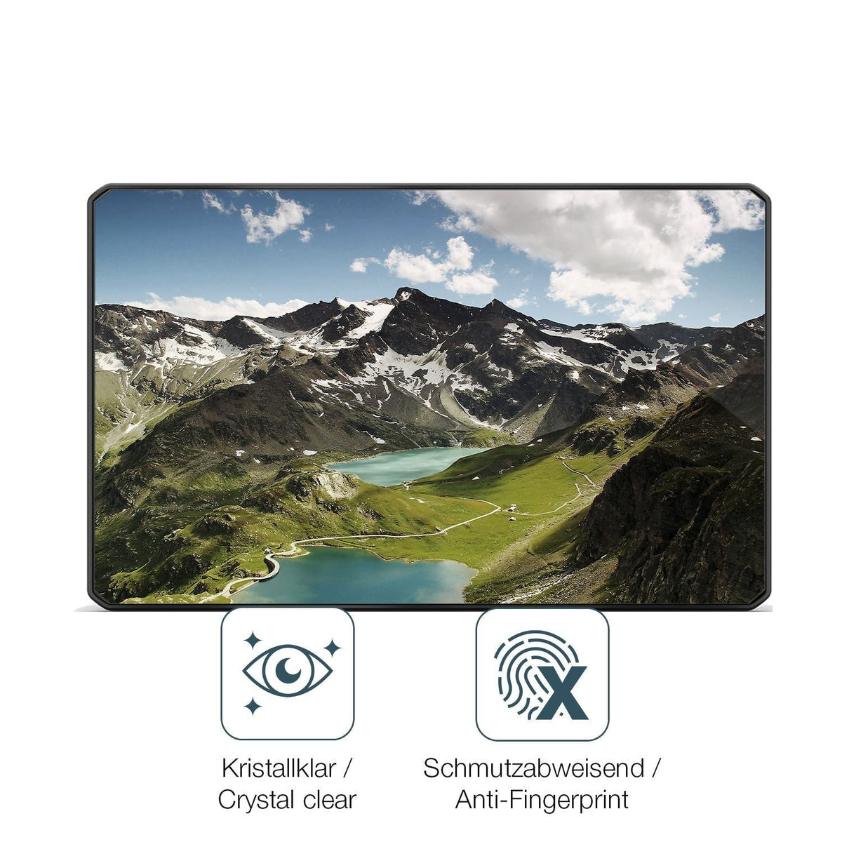 2x Schutzfolie klar für Garmin dezl LGV720 Display (4)