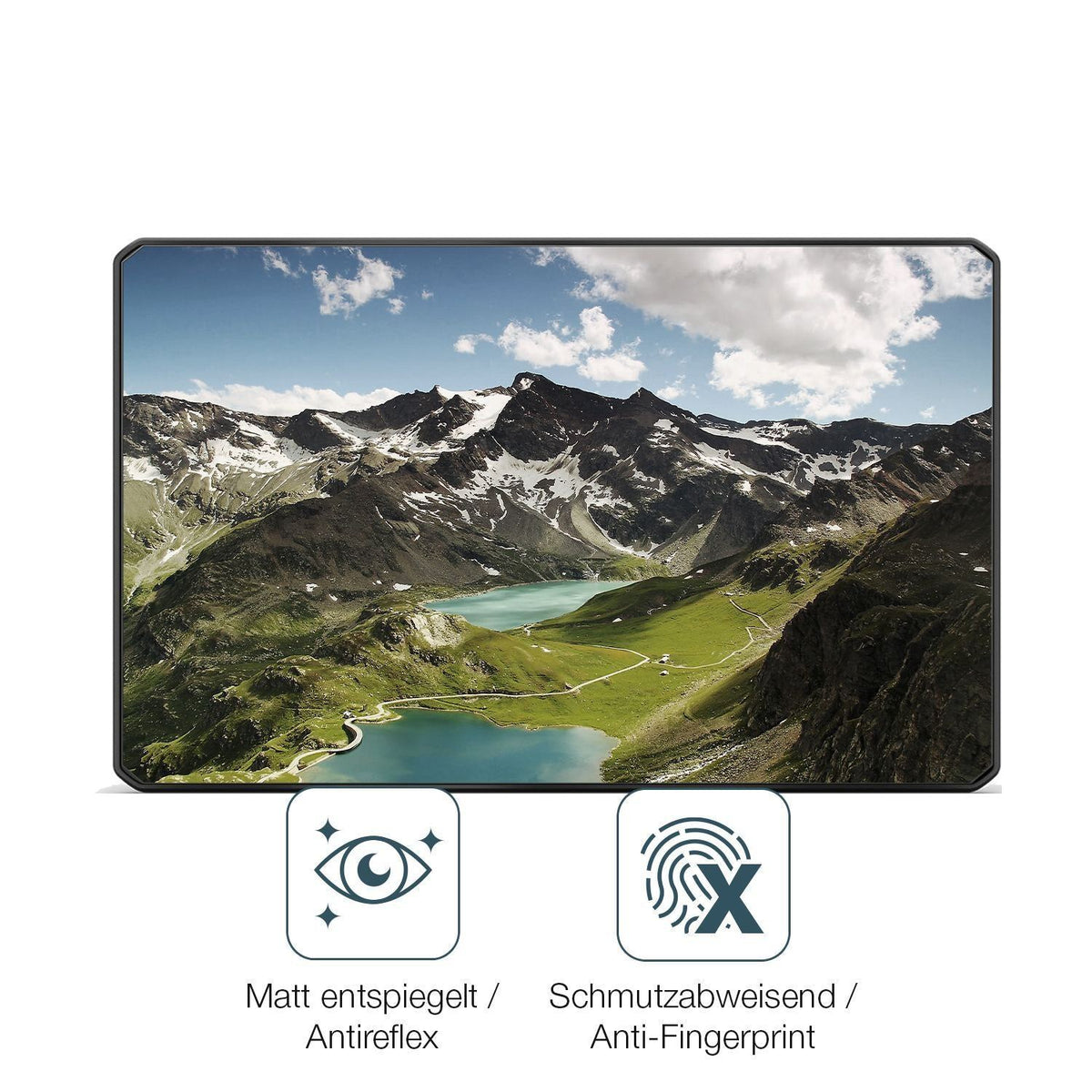 2x Schutzfolie matt für Garmin dezl LGV720 Display (4)