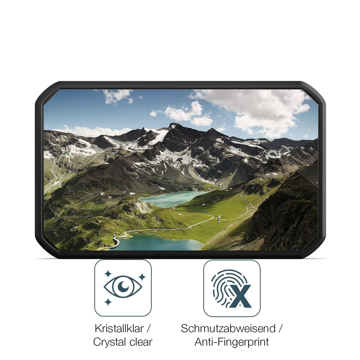 2x Schutzfolie klar für Garmin Camper 785 Display- (4)