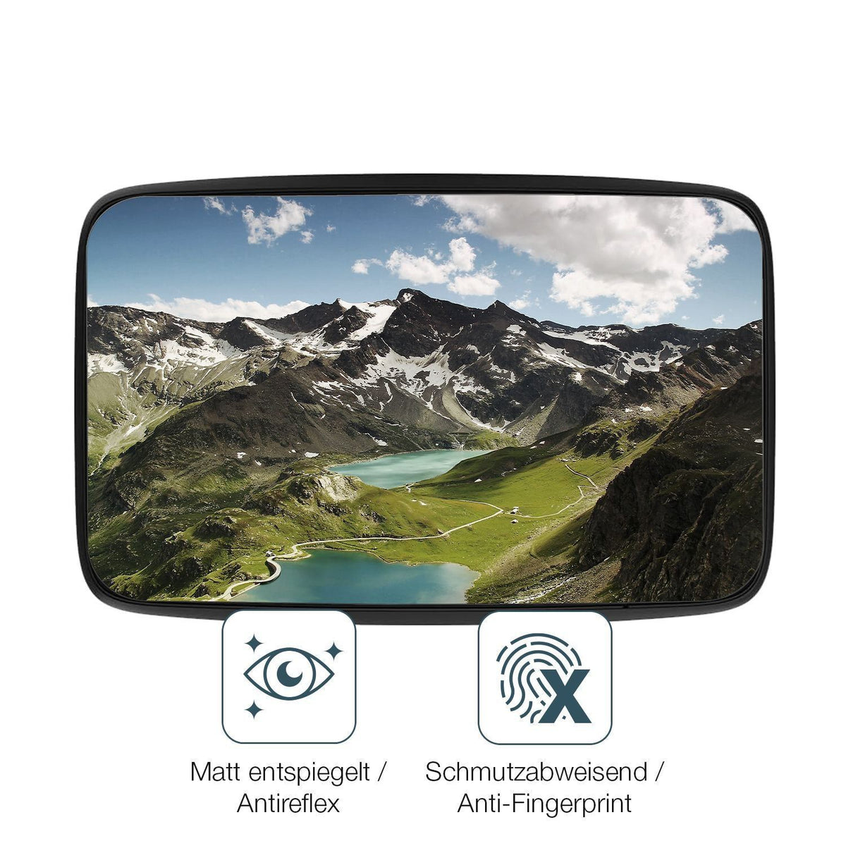 2x 9H Schutzfolie matt für TomTom Go Camper Max (2 (5)