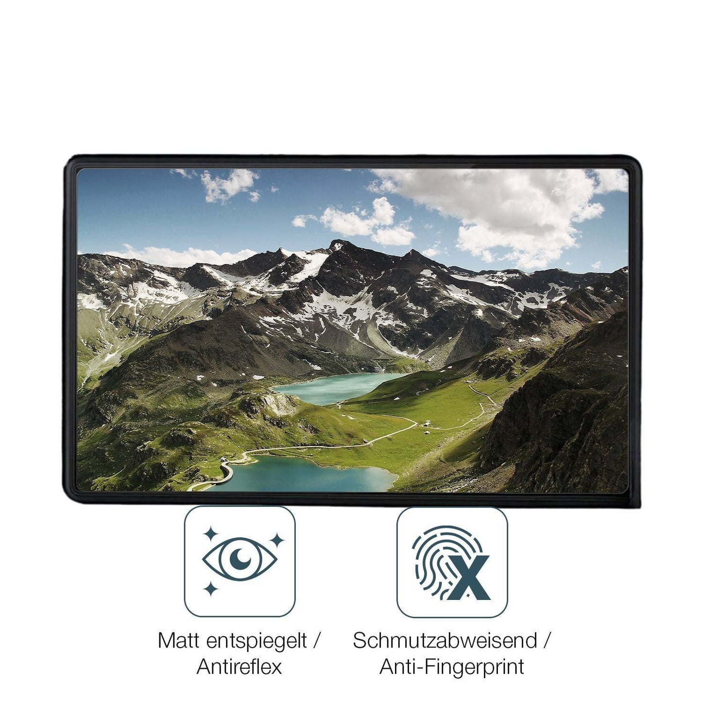 2x Schutzfolie matt für GABITECH Drive-9.0 Display (4)