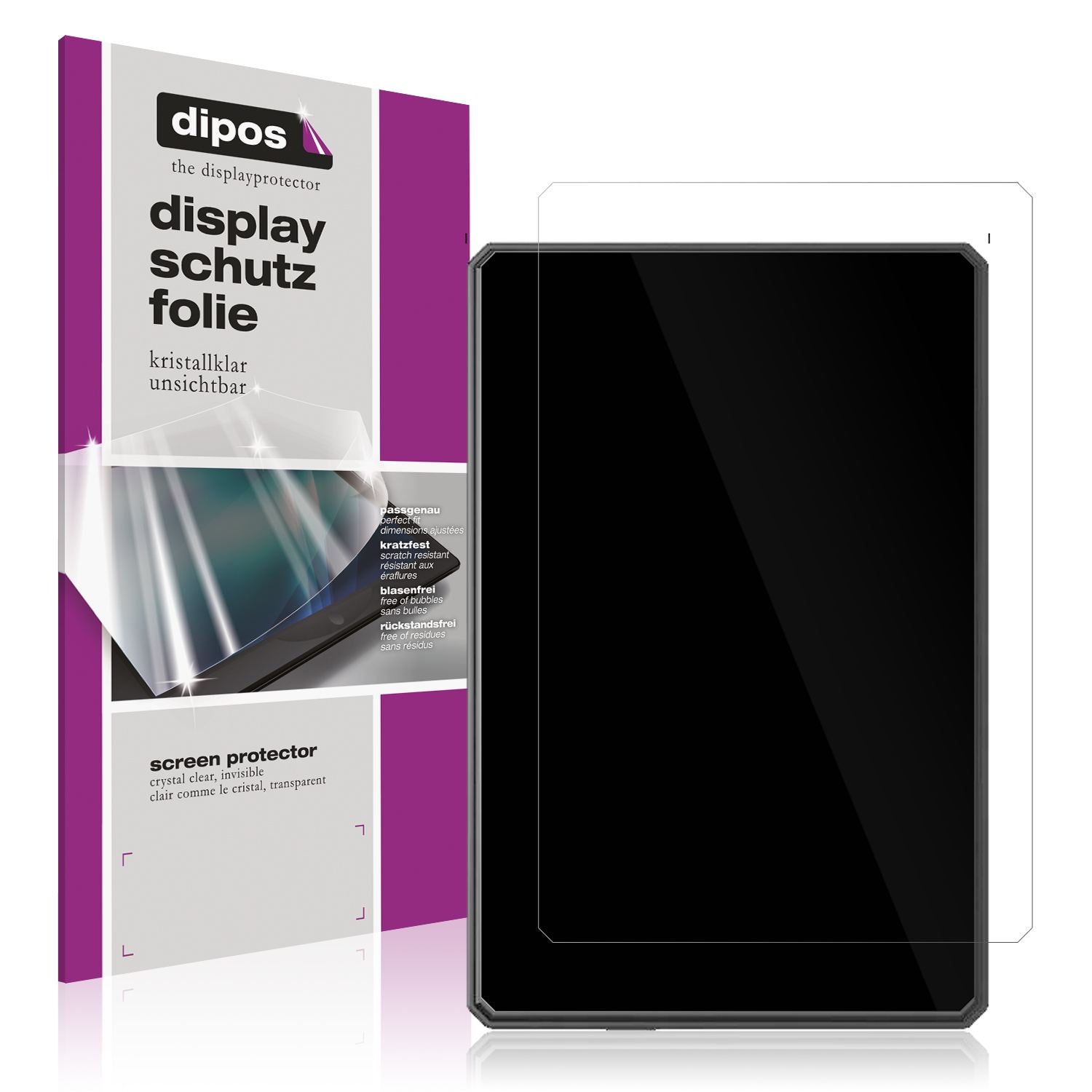 2x Schutzfolie klar für Carpuride W702B Display-Sc (1)