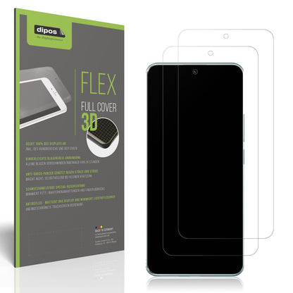 2x Full Cover Schutzfolie matt für Xiaomi Redmi No (1)