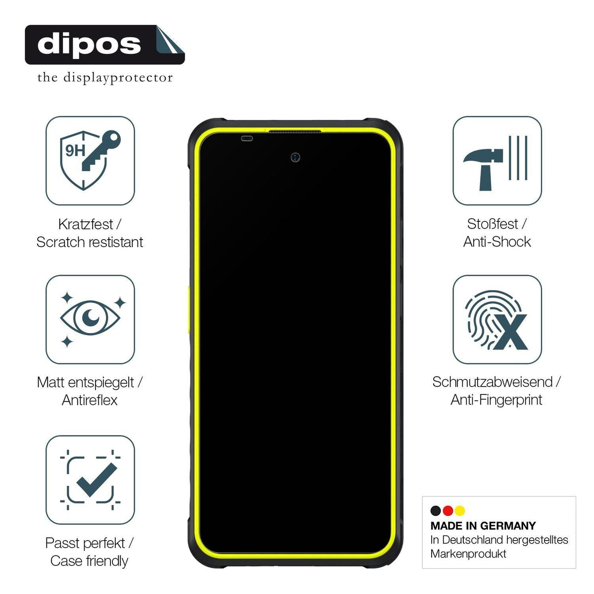2x 9H Schutzfolie matt für Ulefone Armor X31 Pro 5 (7)