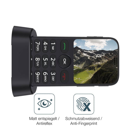 2x 9H Schutzfolie matt für Alcatel 2020X Panzerfol (5)