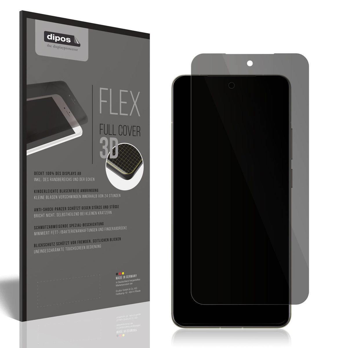 Full Cover Privacy Blickschutzfolie für Realme GT  (1)