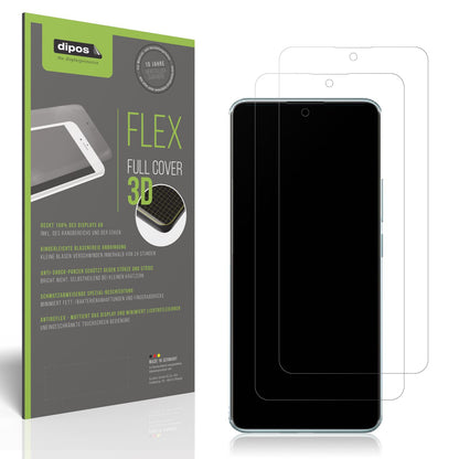 2x Full Cover Schutzfolie matt für Xiaomi Redmi No (1)