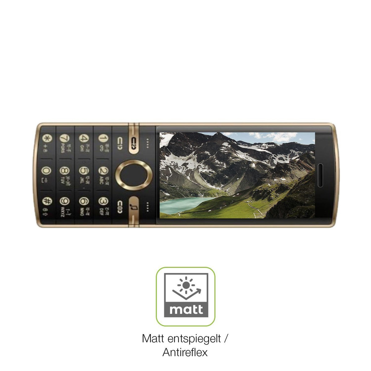 2x Full Cover Schutzfolie matt für Cellecor Z10 (5)