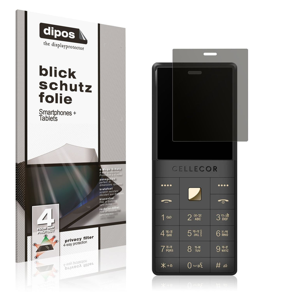 Blickschutzfolie für Cellecor C1i matt Schutzfolie (1)