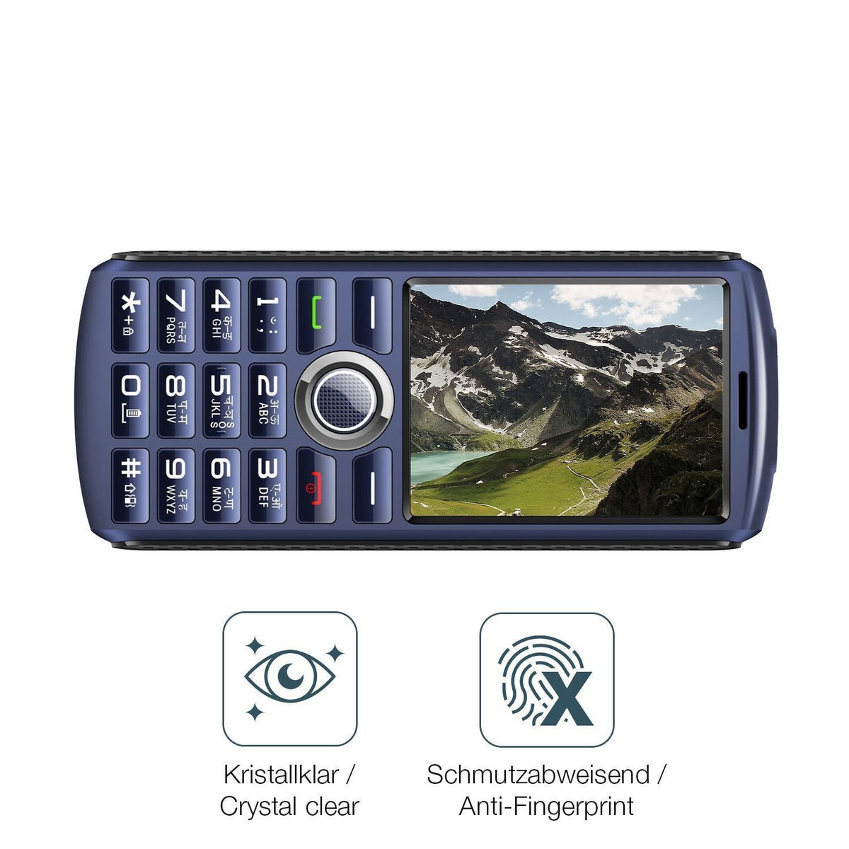 4x Schutzfolie klar für Cellecor D4 Plus Display-S (4)