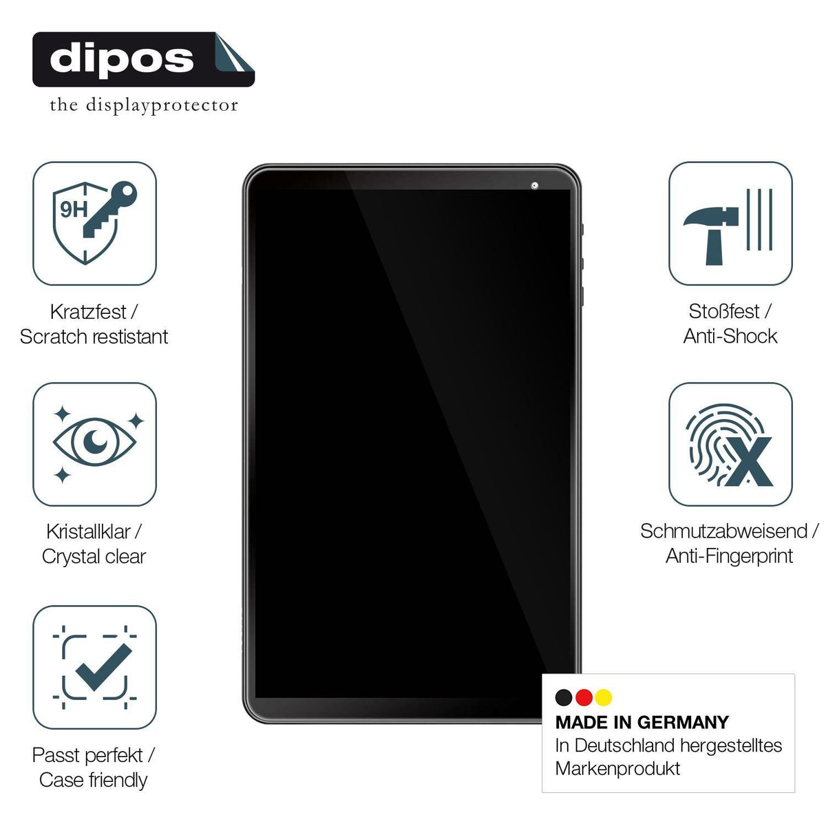 2x 9H Schutzfolie für AWOW 1019 Tablet Panzerfolie (7)