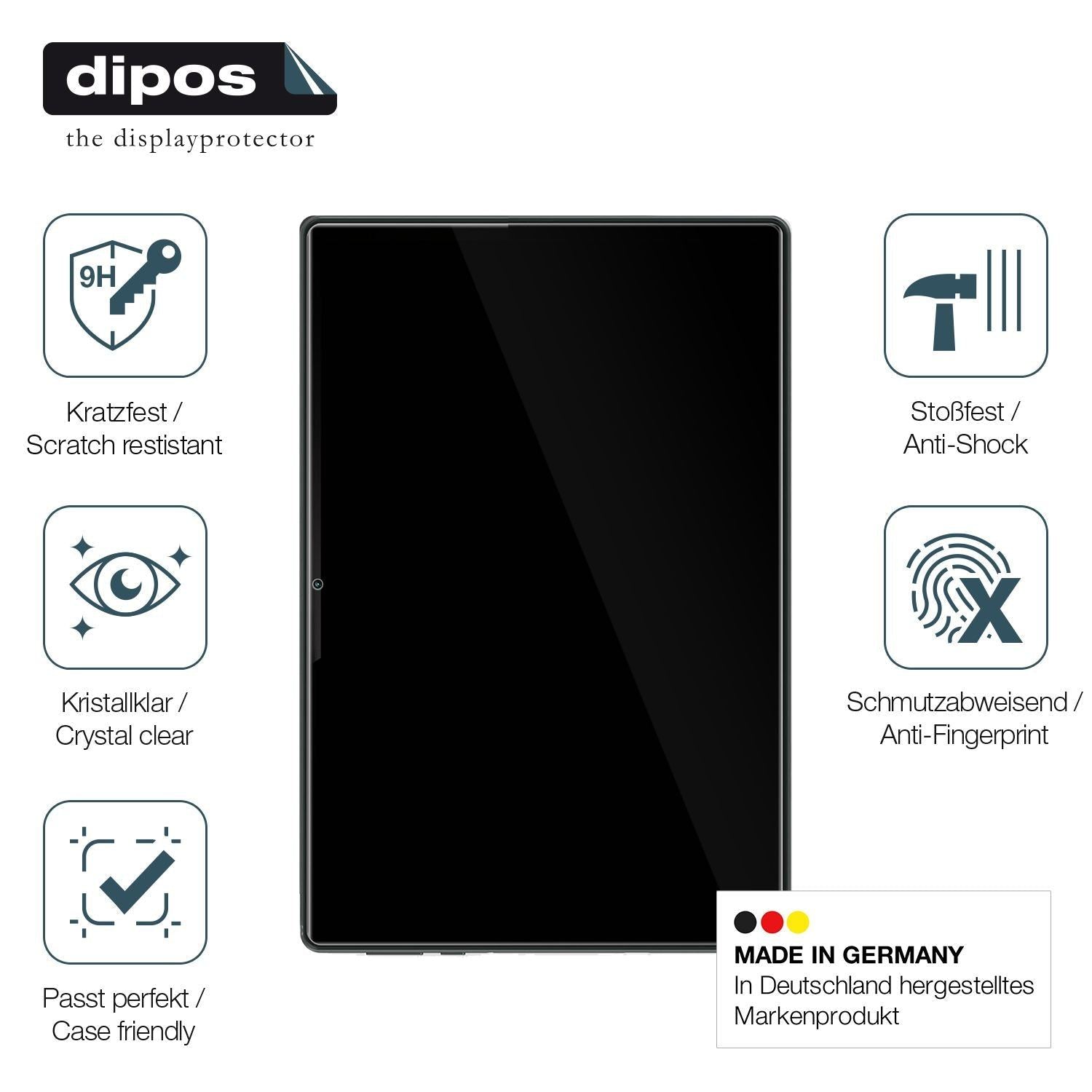 2x 9H Schutzfolie für Doogee U10 Tablet Panzerfoli (7)