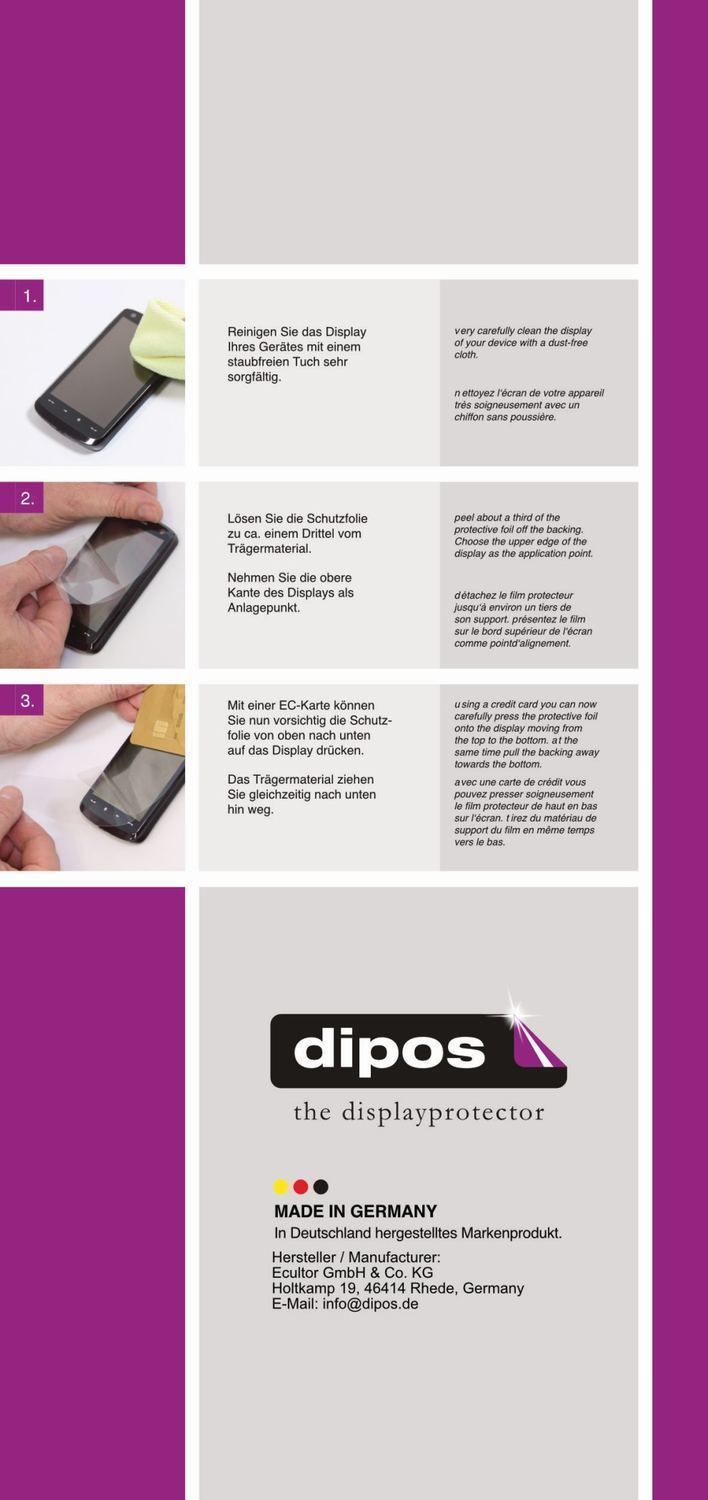4x Schutzfolie klar für Godox V1 Display-Schutzfol (6)