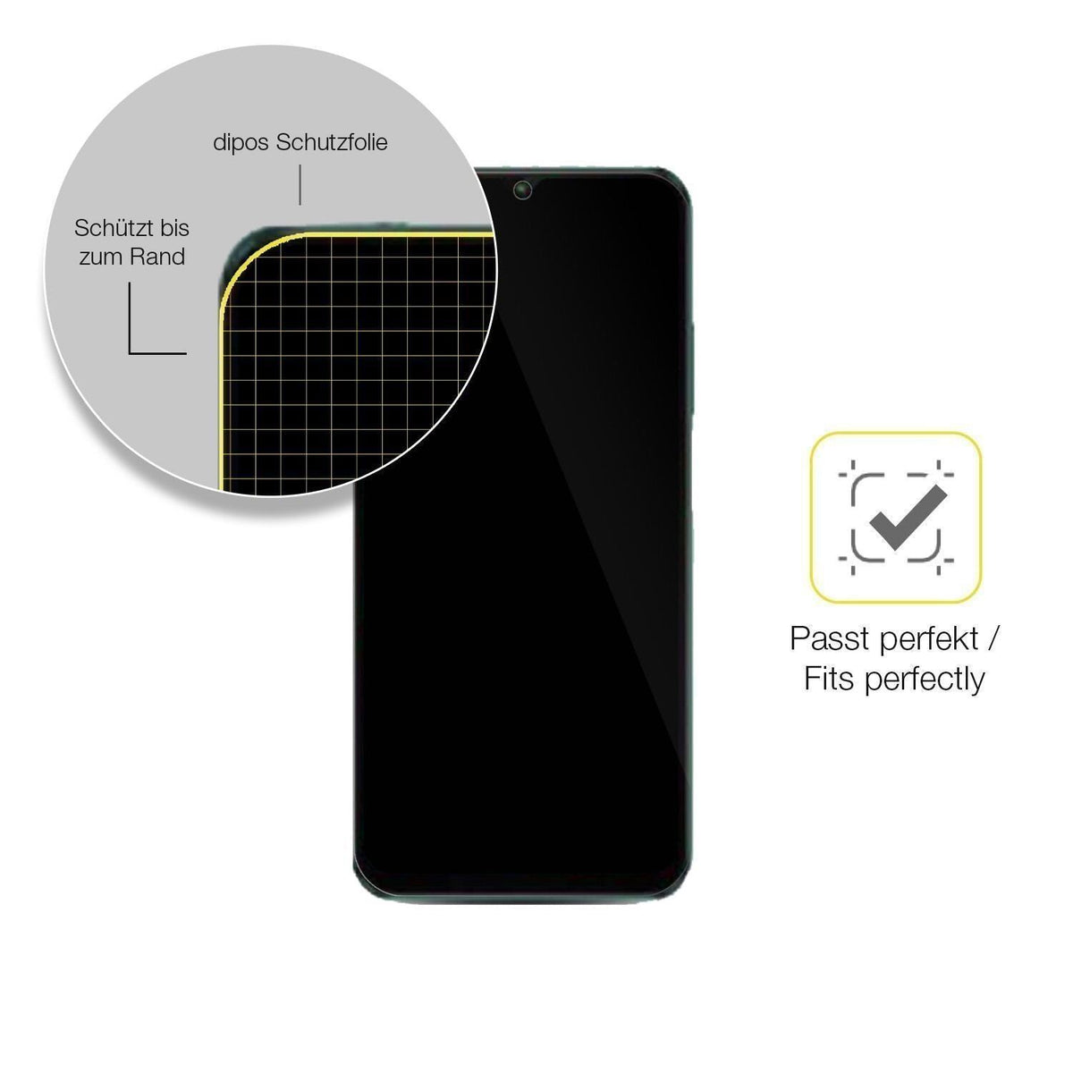 2x 3D Full Cover Schutzfolie für WALTON Primo R10 (6)