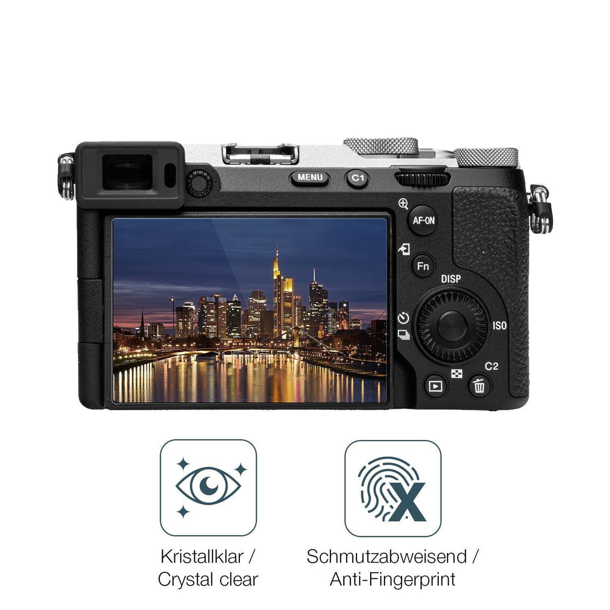 2x 9H Schutzfolie für Sony Alpha 7C II (ILCE-7CM2) (5)