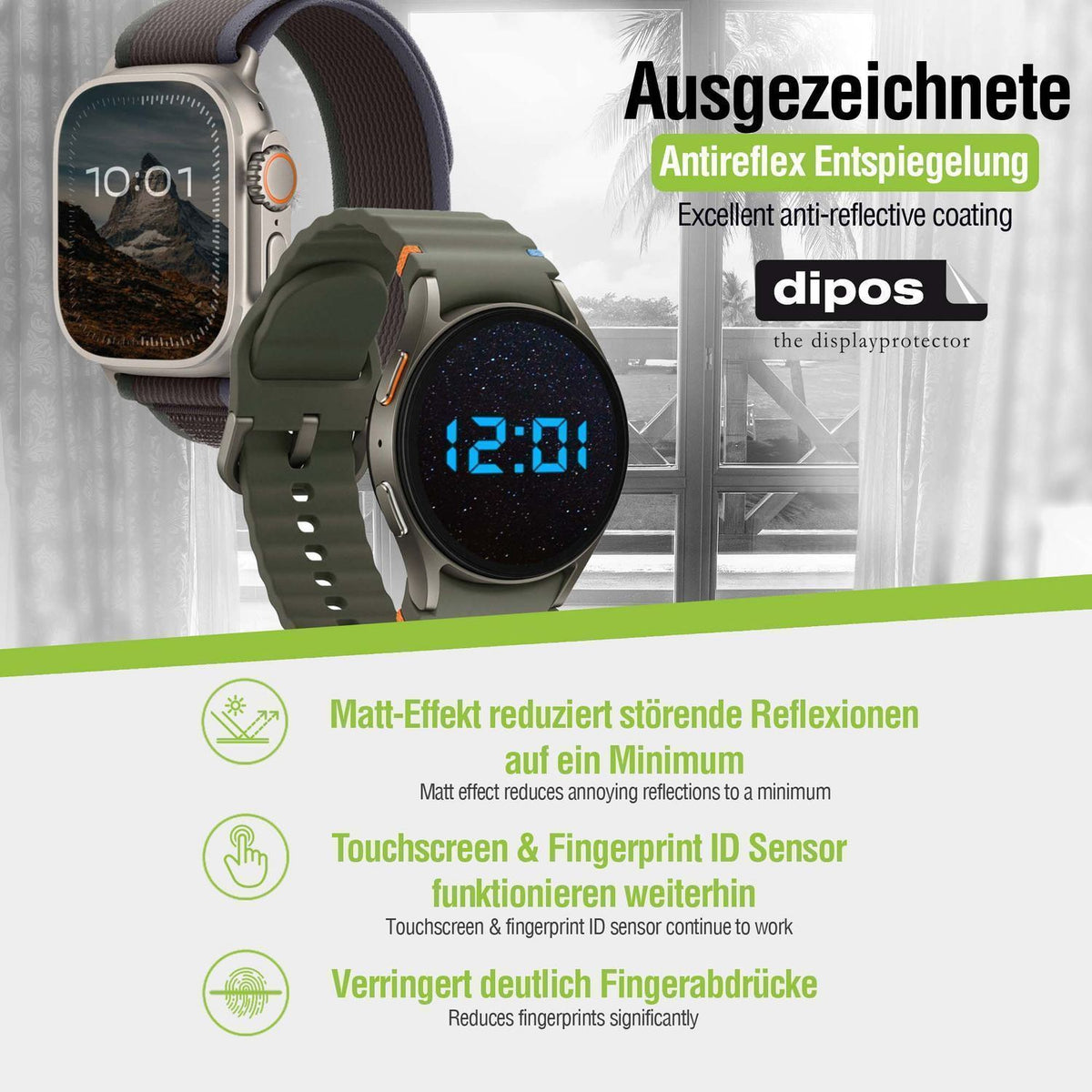 6x Schutzfolie matt für Amazfit Active Edge Displa (2)