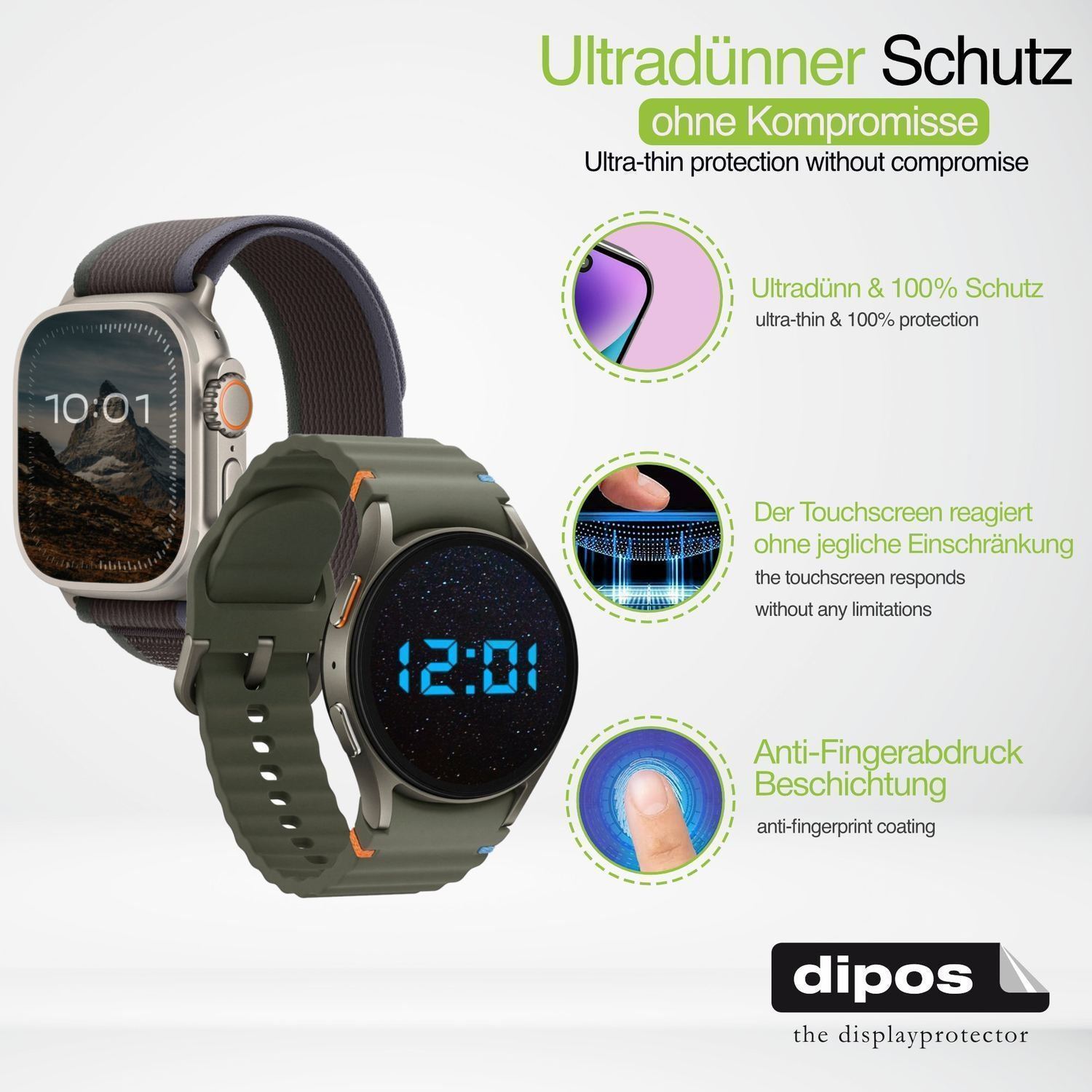 6x Schutzfolie matt für Diesel Master Chief DZ4180 (3)