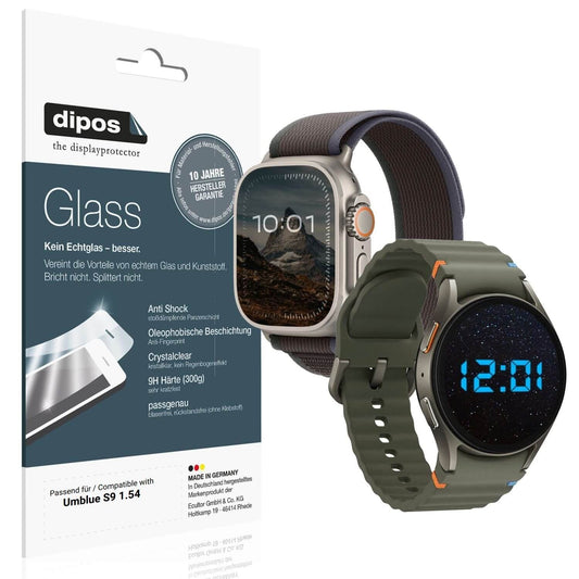 2x 9H Schutzfolie für Umblue S9 1.54 Panzerfolie (1)