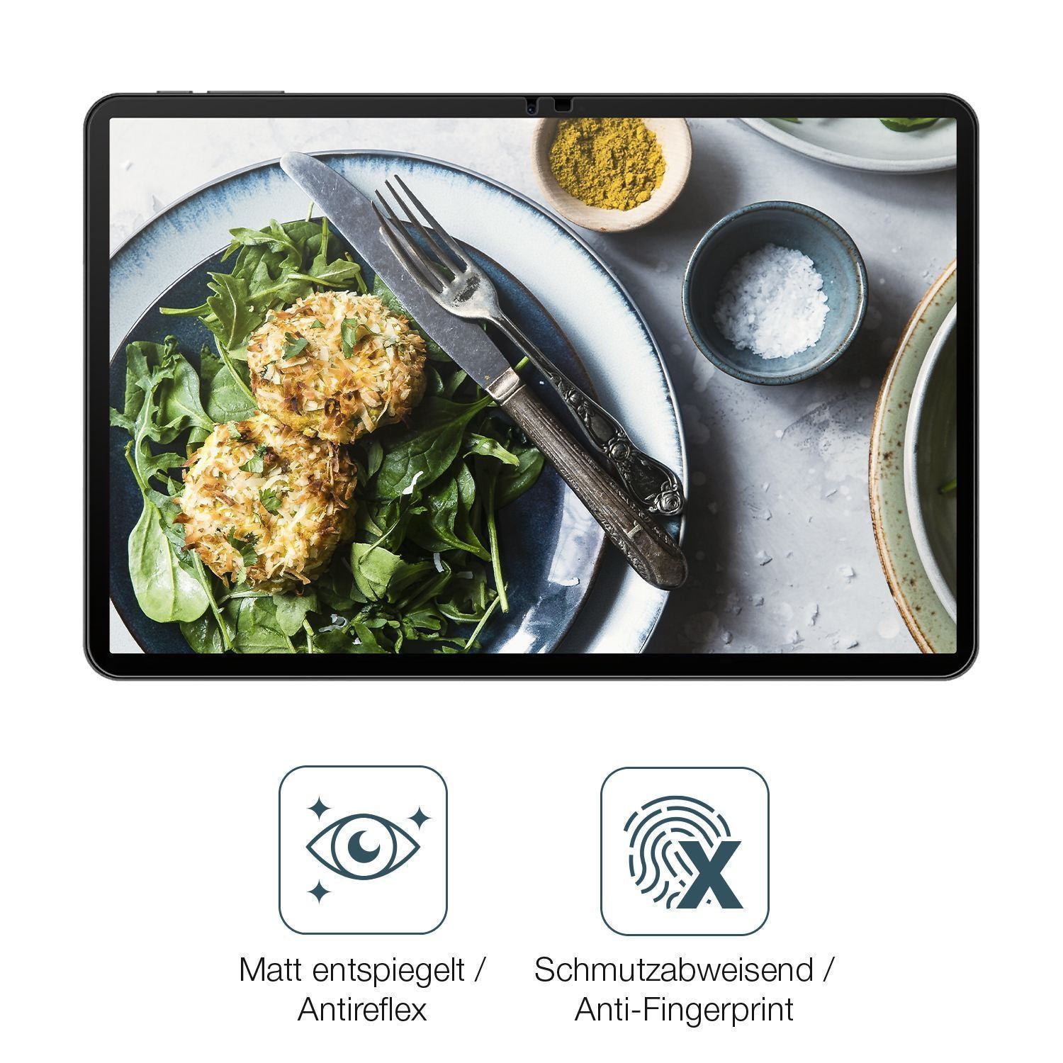 2x Schutzfolie matt für Doogee T35 11.0 Display-Sc (4)