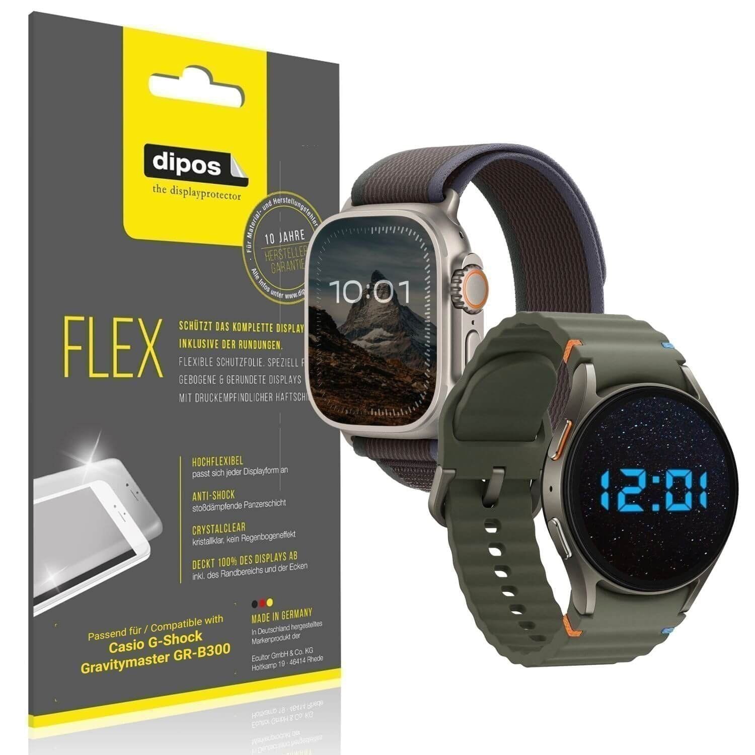 2x 3D Full Cover Schutzfolie für Casio G-Shock Gra (1)