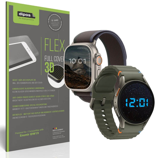 2x Full Cover Schutzfolie matt für Enomir IDW19 (1)