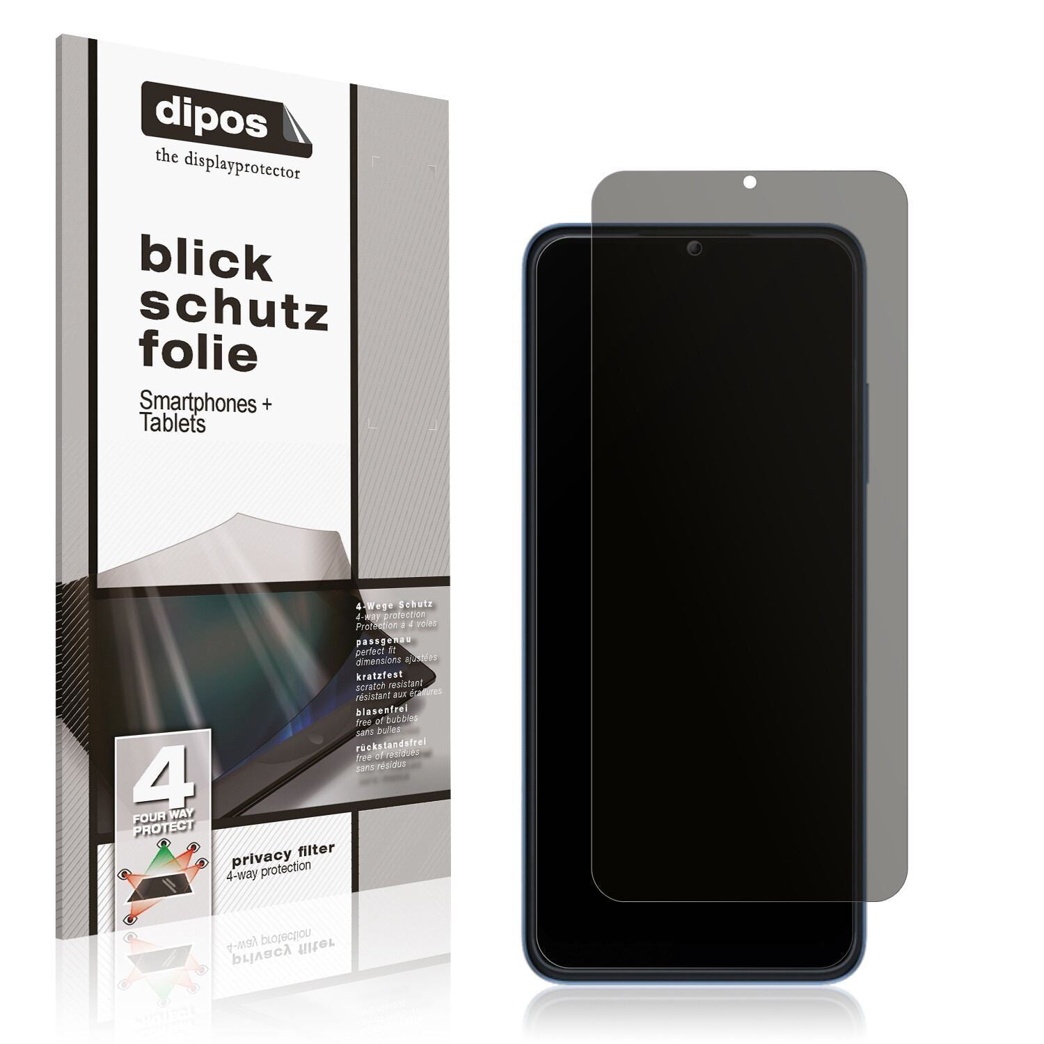 Blickschutzfolie für Telekom T Phone matt Schutzfo (1)