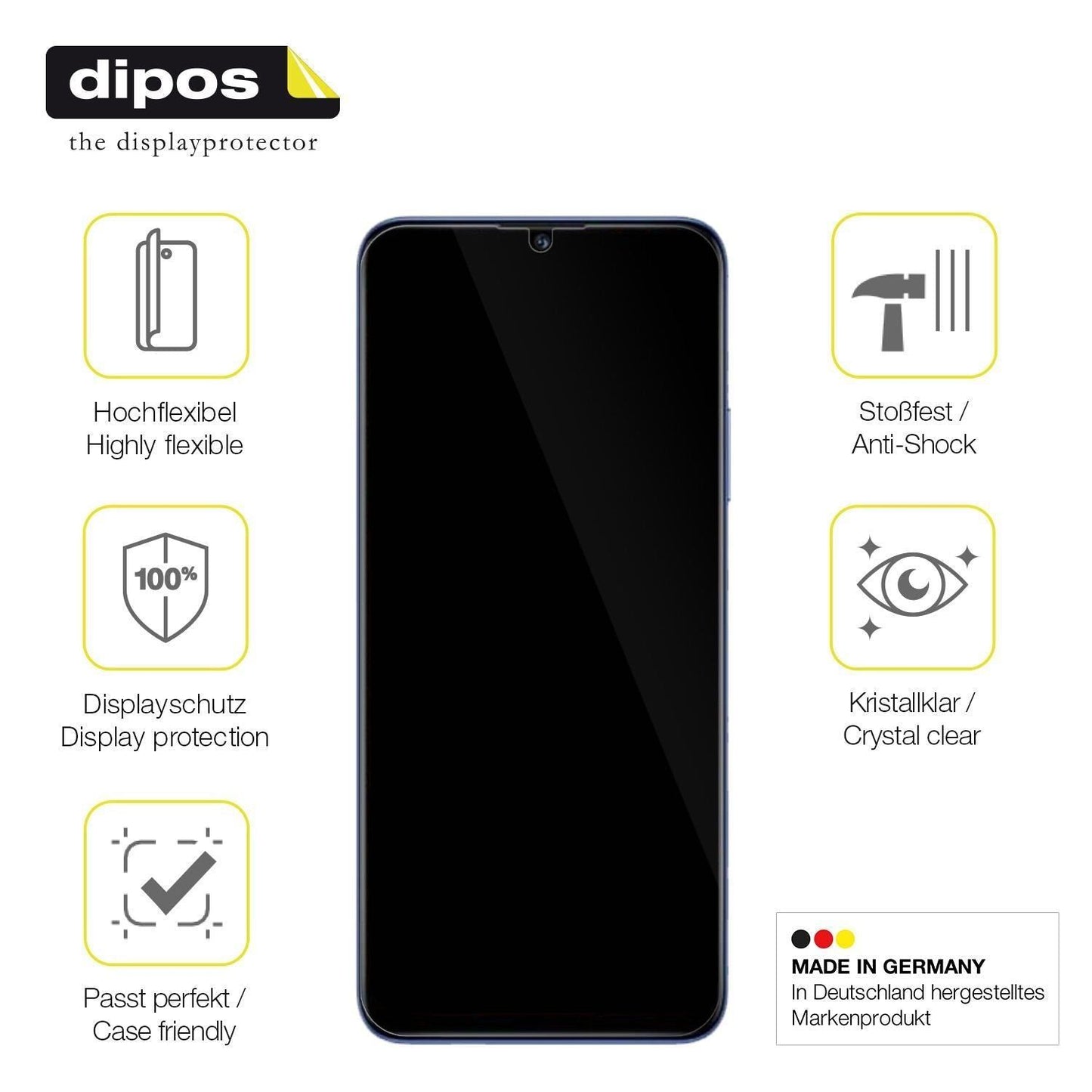2x 3D Full Cover Schutzfolie für Wiko 10 (7)