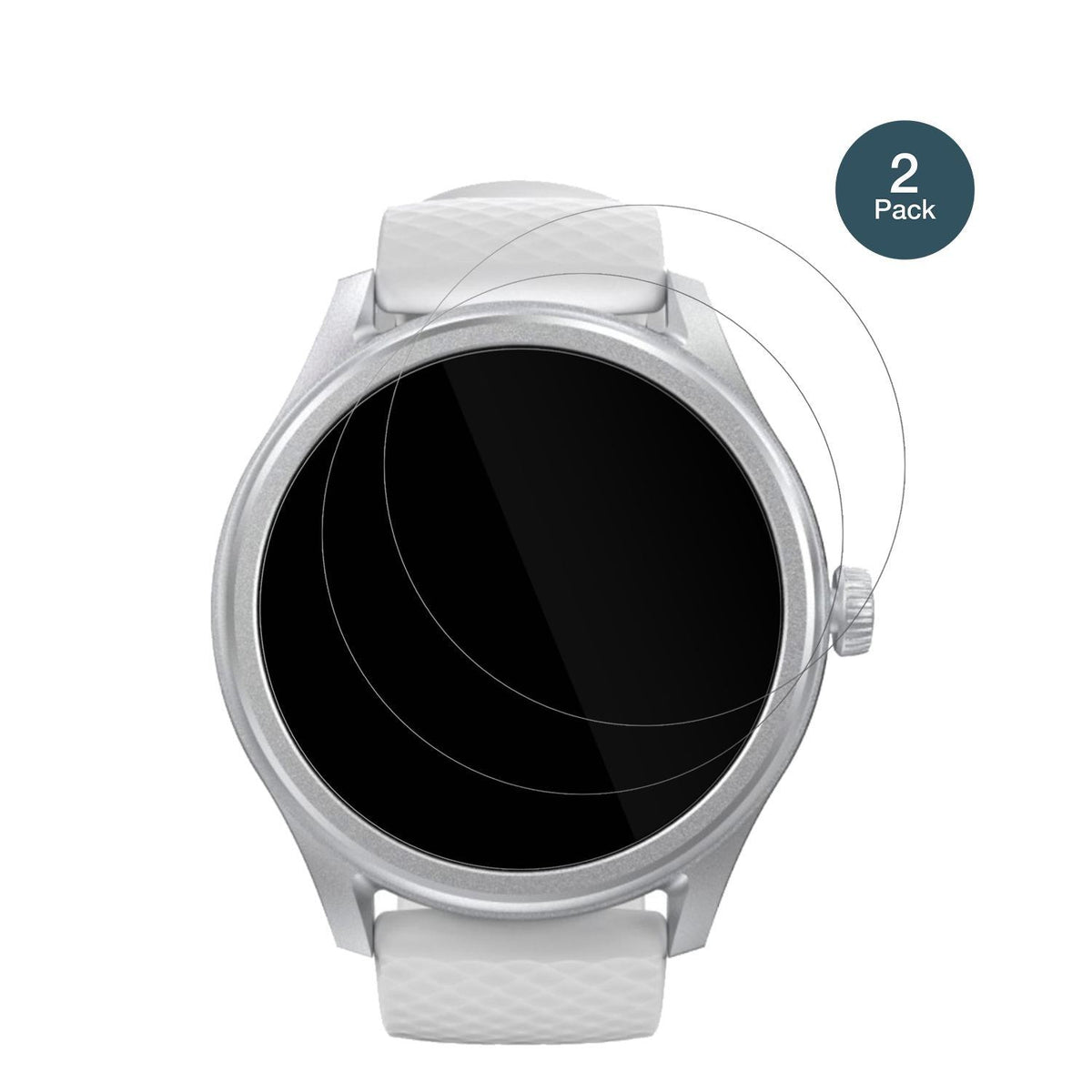 2x 9H Schutzfolie für Hama 5010 Smartwatch Panzerf (2)