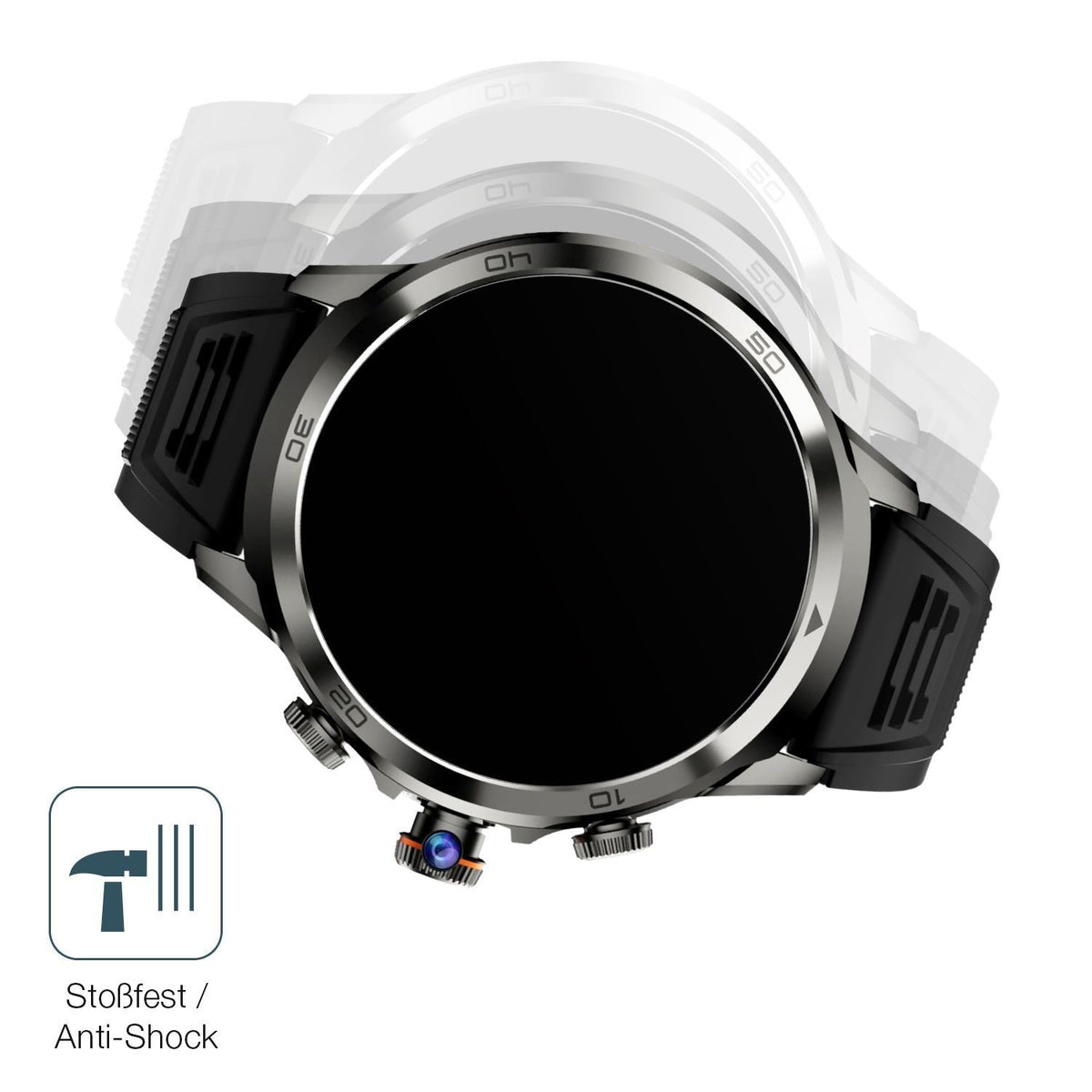 2x 9H Schutzfolie matt für Rogbid Model R2 Smartwa (4)