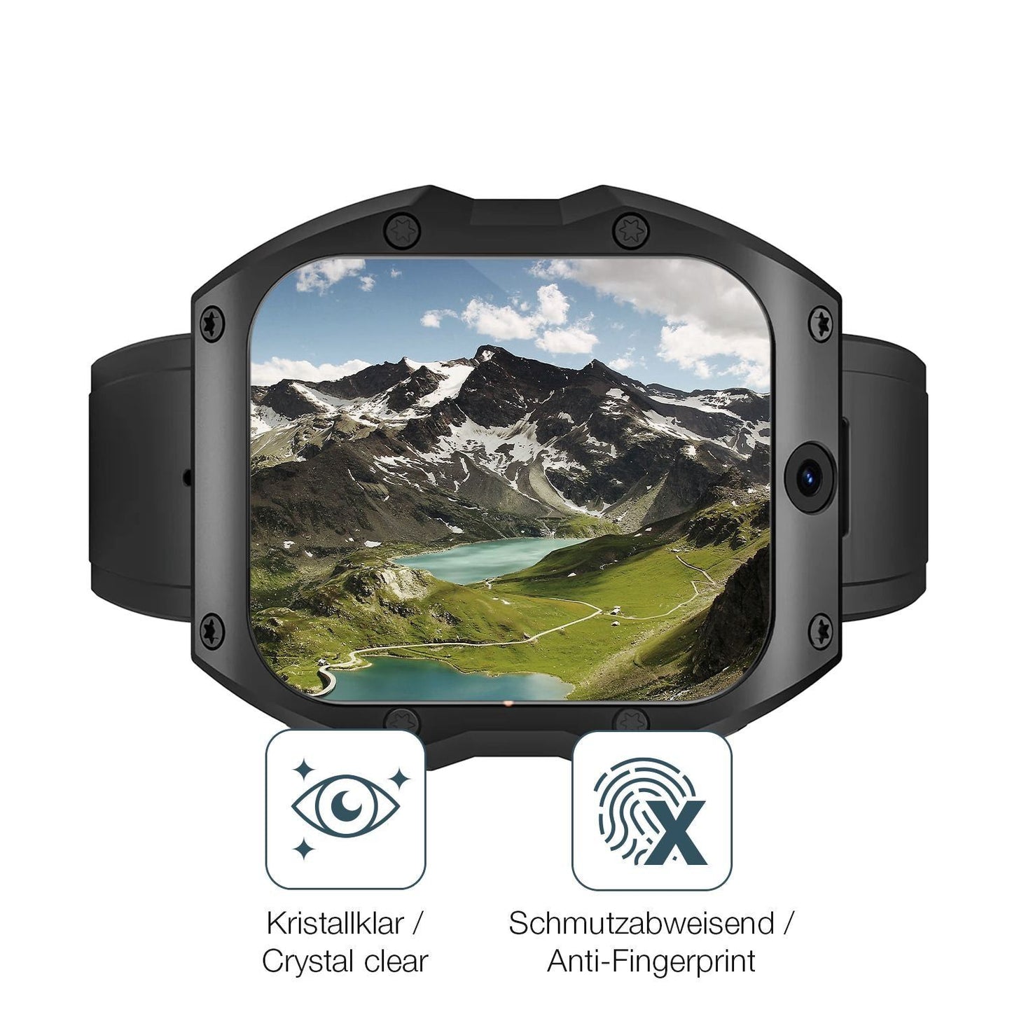 2x 9H Schutzfolie für Rogbid Model X Smartwatch Pa (5)