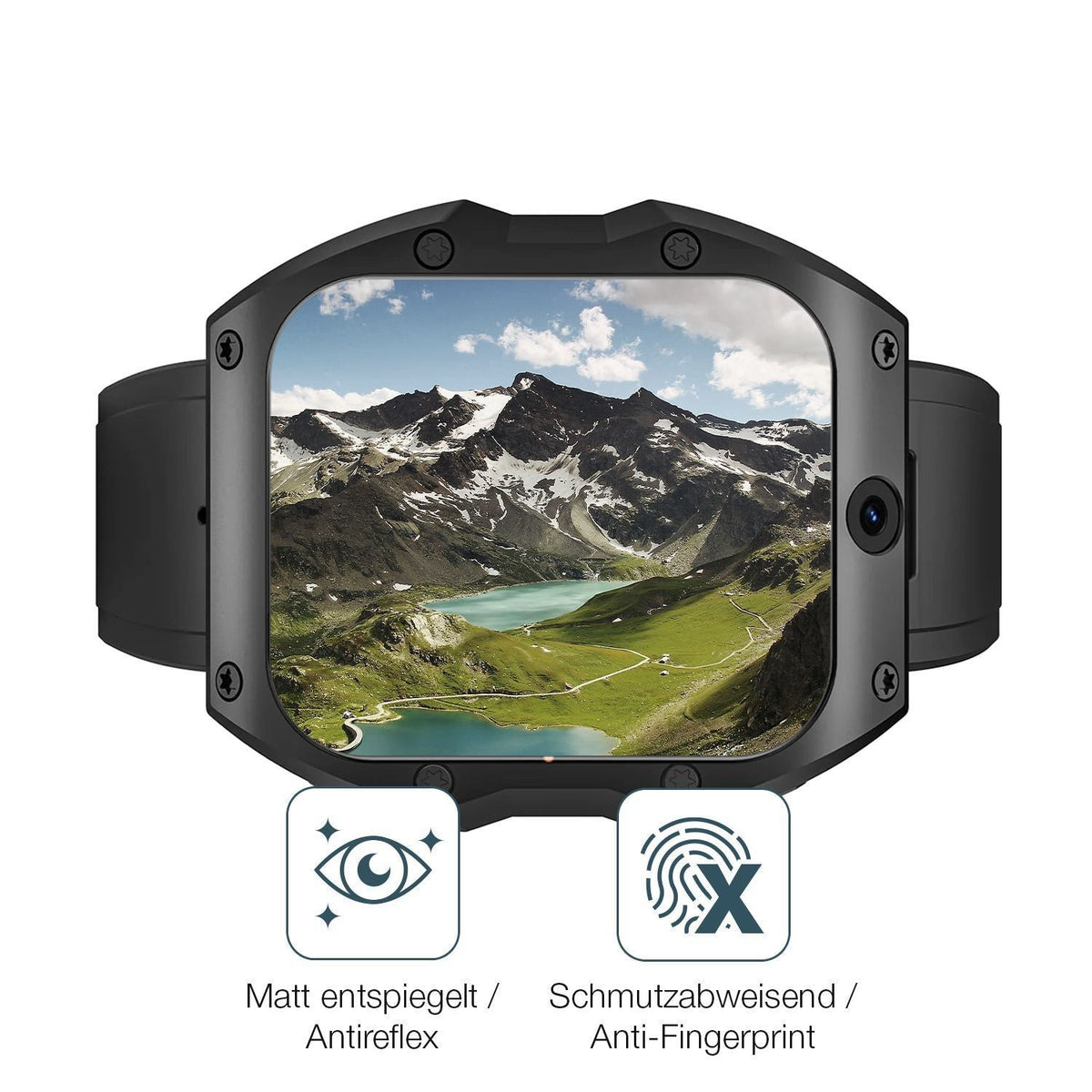2x 9H Schutzfolie matt für Rogbid Model X Smartwat (5)