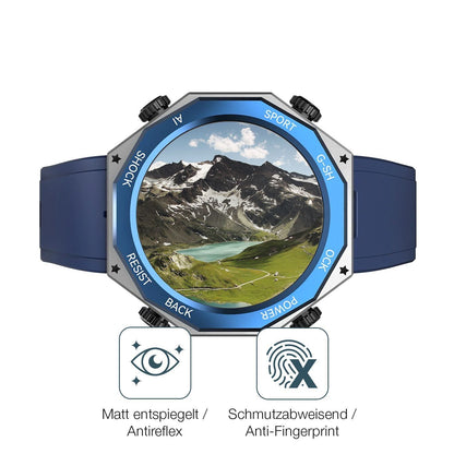 6x Schutzfolie matt für Rogbid Tank M1 Smartwatch  (4)