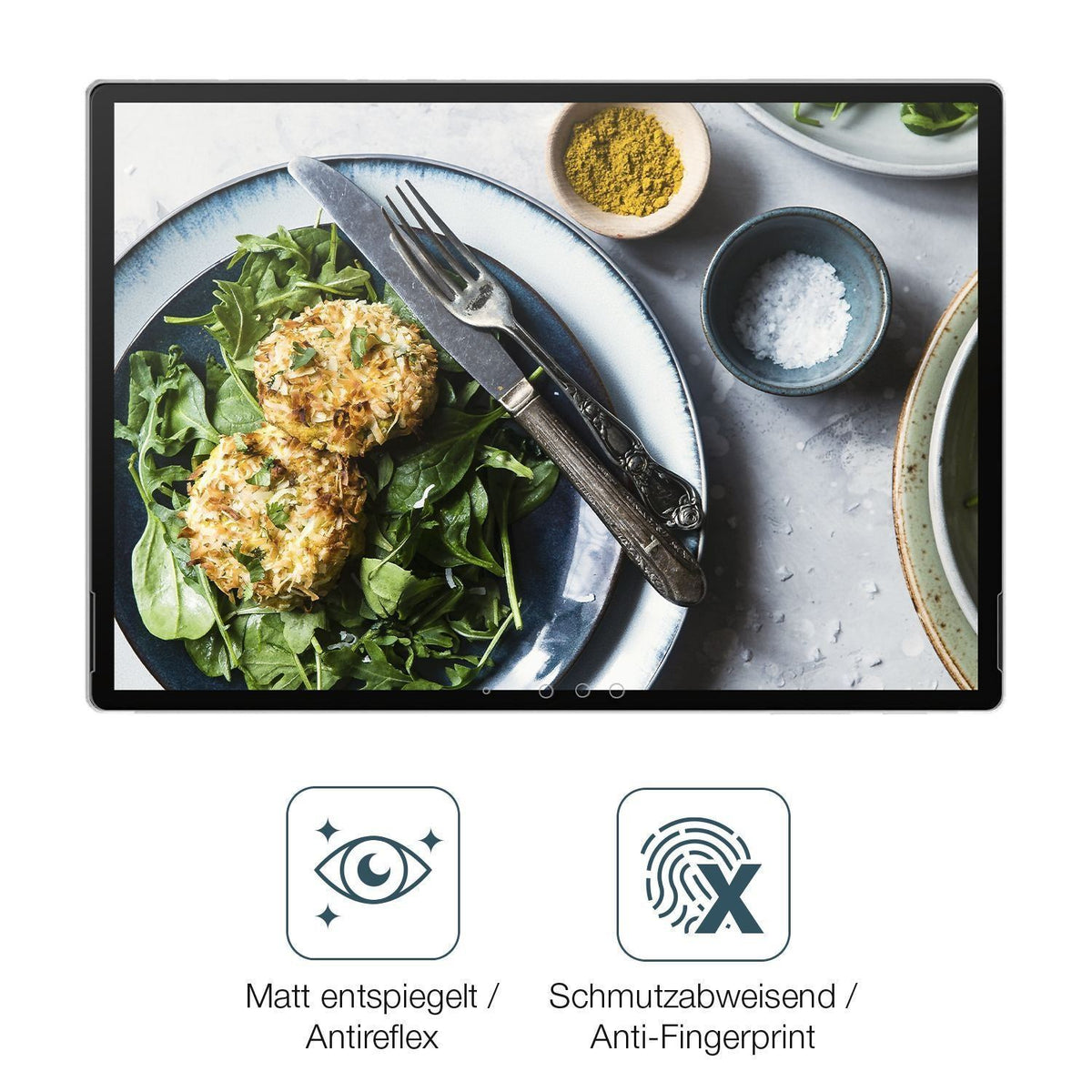 2x Schutzfolie matt für Microsoft Surface Pro 5 Di (4)