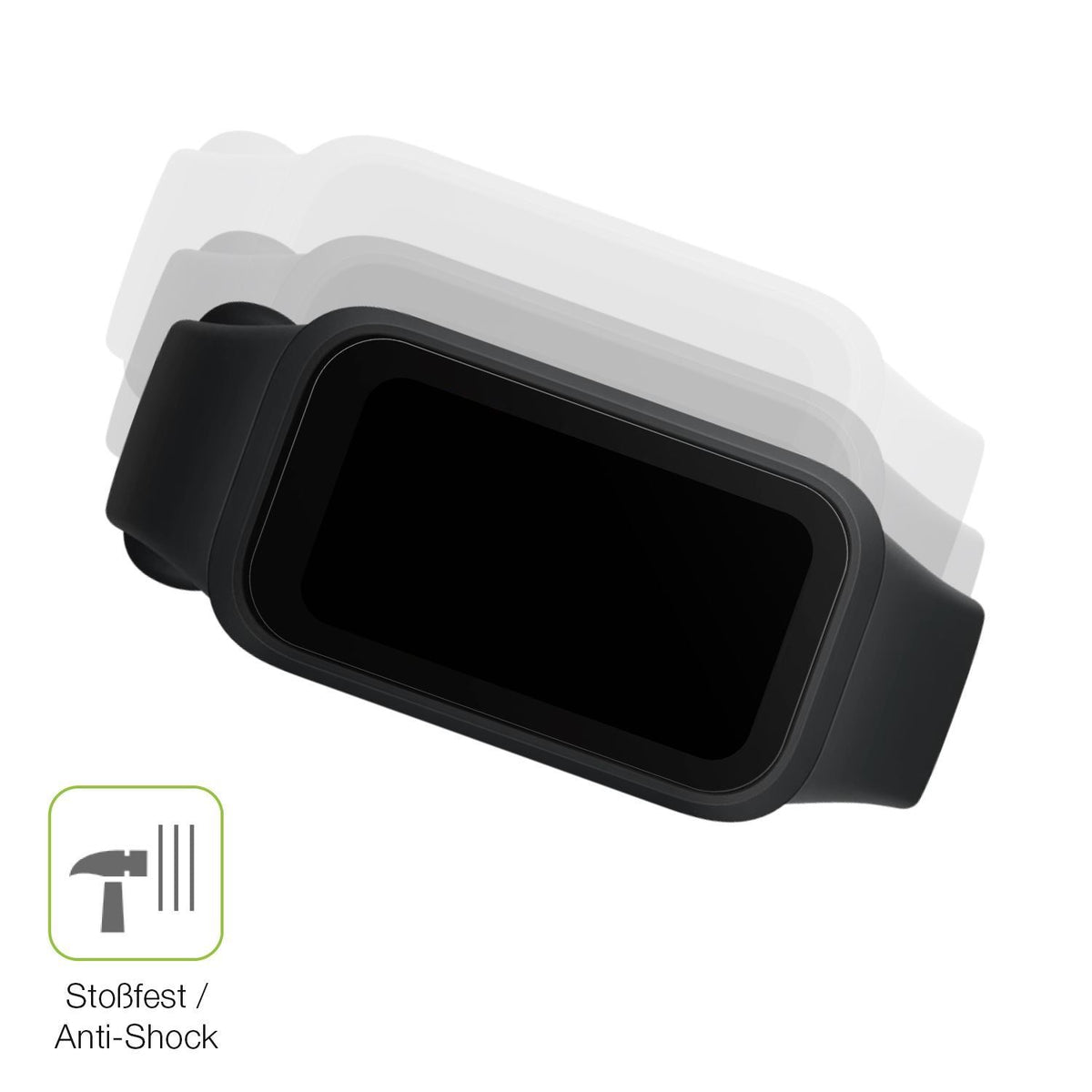 2x Full Cover Schutzfolie matt für Xiaomi Smart Ba (4)