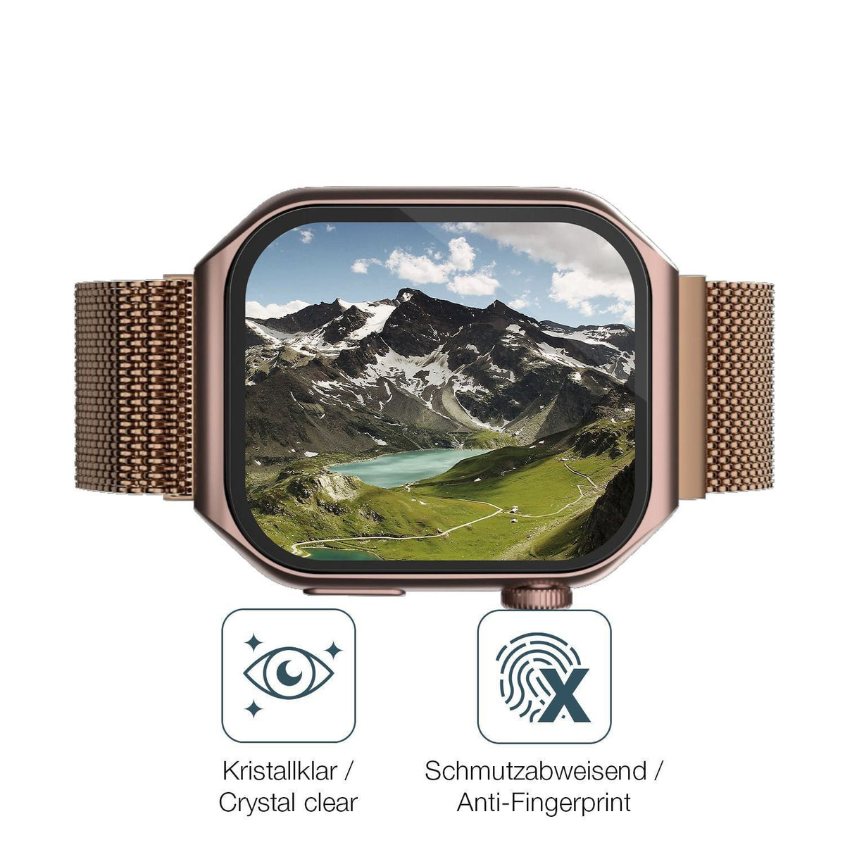 2x 9H Schutzfolie für Lava ProWatch V1 Panzerfolie (5)
