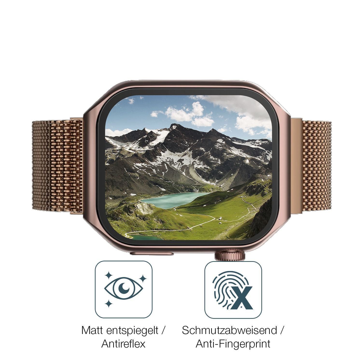 2x 9H Schutzfolie matt für Lava ProWatch V1 Panzer (5)
