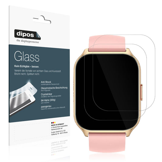 2x 9H Schutzfolie für ZOSKVEE P95 Smartwatch Panze (1)