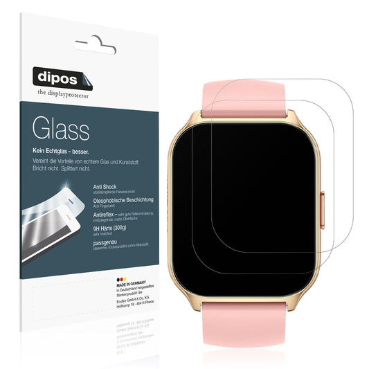 2x 9H Schutzfolie matt für ZOSKVEE P95 Smartwatch  (1)