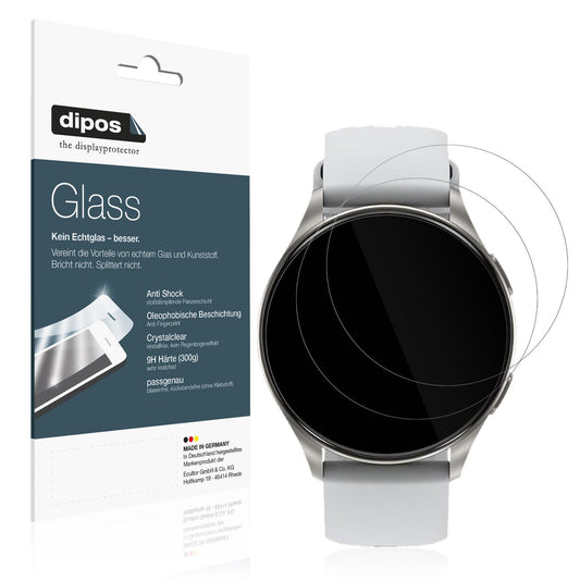 2x 9H Schutzfolie für Baolubao W60 Smartwatch Panz (1)