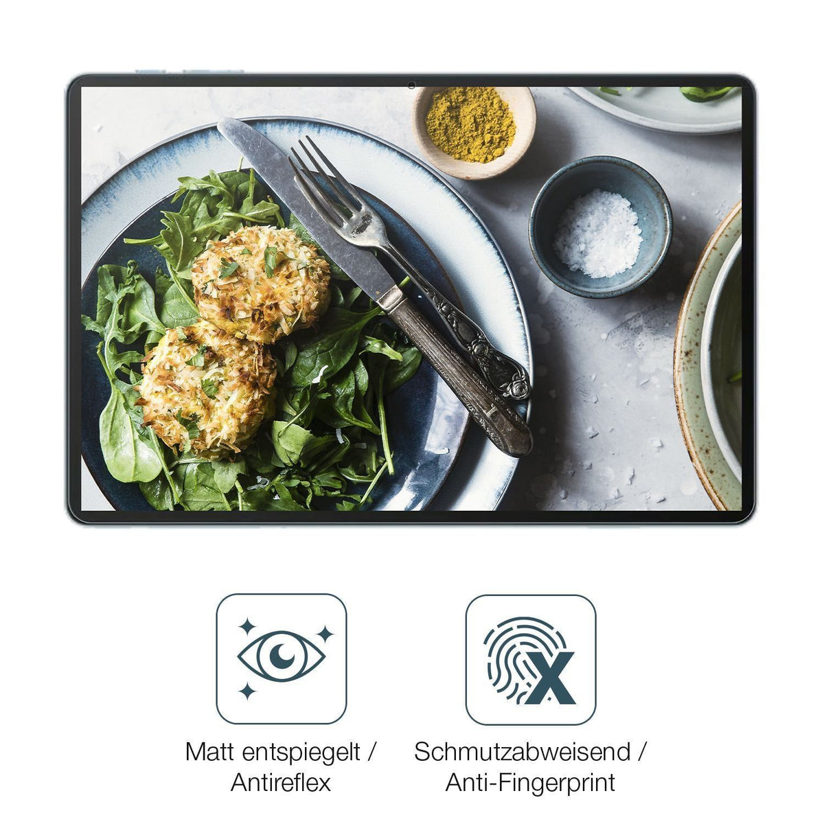 2x Schutzfolie matt für Oscal Pad 90 Display-Schut (4)