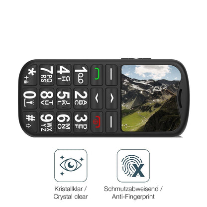 4x Schutzfolie klar für uleway G180 Seniorenhandy  (4)