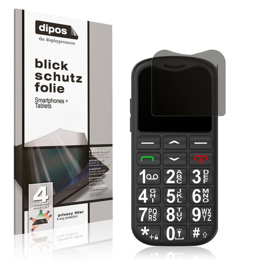 Blickschutzfolie für uleway G180 Seniorenhandy mat (1)