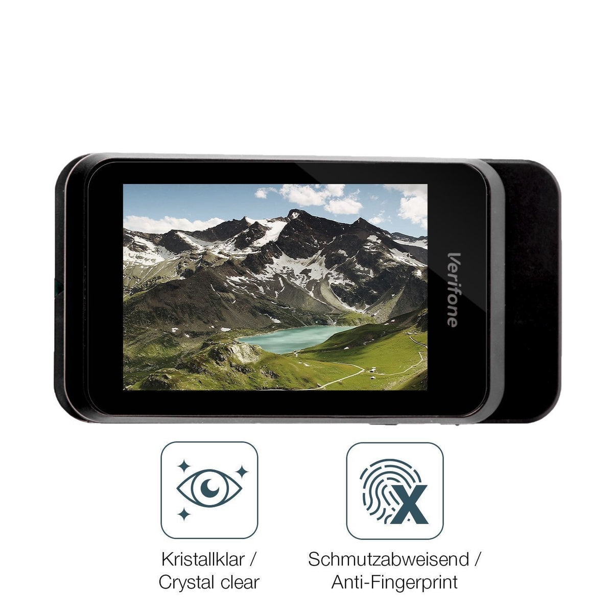 2x 9H Schutzfolie für Verifone T650m Panzerfolie (5)