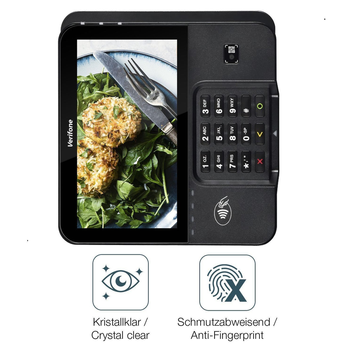 2x 9H Schutzfolie für Verifone M424 Panzerfolie (5)
