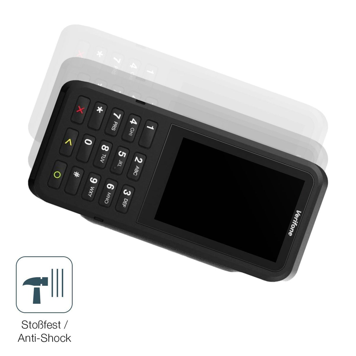 2x 9H Schutzfolie matt für Verifone P630 Panzerfol (4)