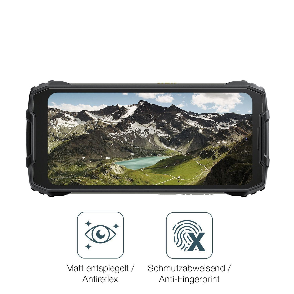 2x 9H Schutzfolie matt für Blackview BV7300 Panzer (5)