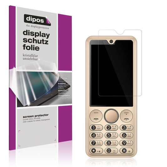 4x Schutzfolie klar für Ziox Z520 Display-Schutzfo (1)