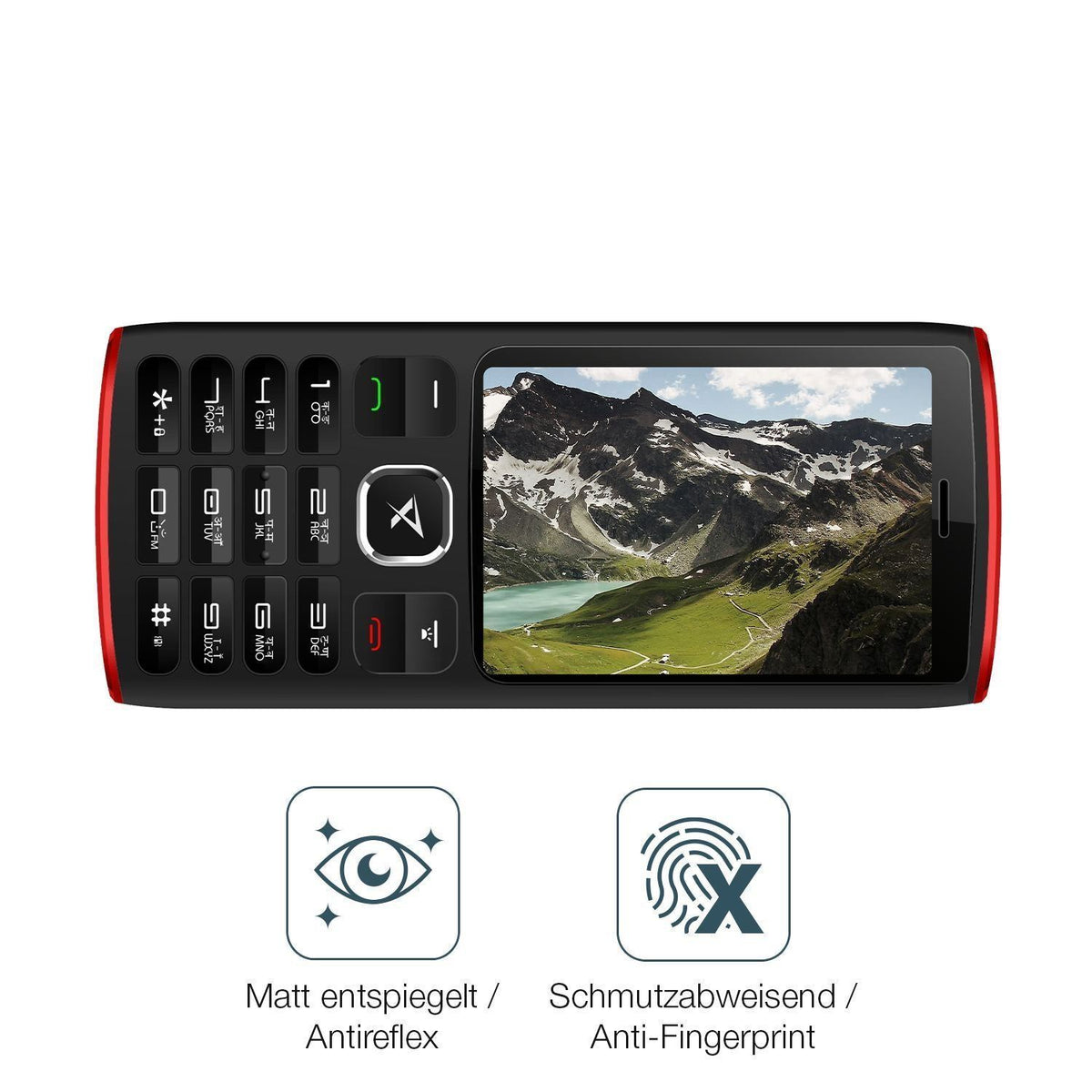 4x Schutzfolie matt für Ziox Thunder Mega Display- (4)